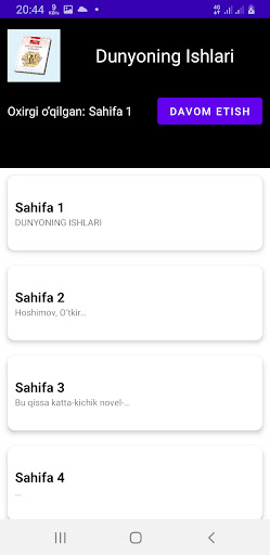 Dunyoning Ishlari Dunyoning Ishlari