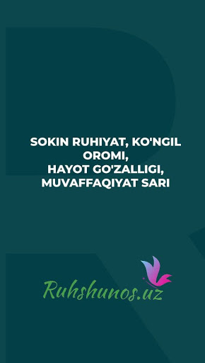 Ruhshunos - Psixologik testlar Ruhshunos - Psixologik testlar