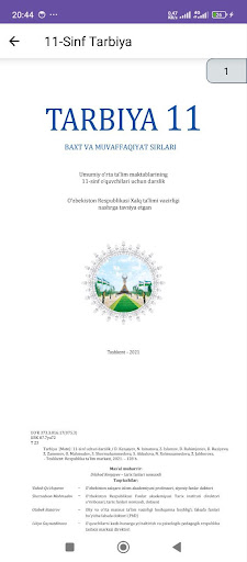 Tarbiya(1-11-Sinflar) Tarbiya(1-11-Sinflar)