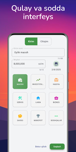 HiKi - Hisob Kitob yordamchisi HiKi - Hisob Kitob yordamchisi