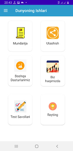 Dunyoning Ishlari Dunyoning Ishlari